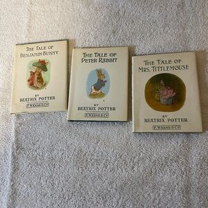 Set of 3 books by Beatrix Potter